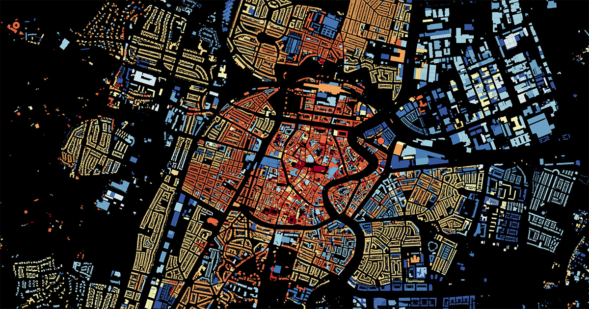 All 11.333.878 buildings in the Netherlands